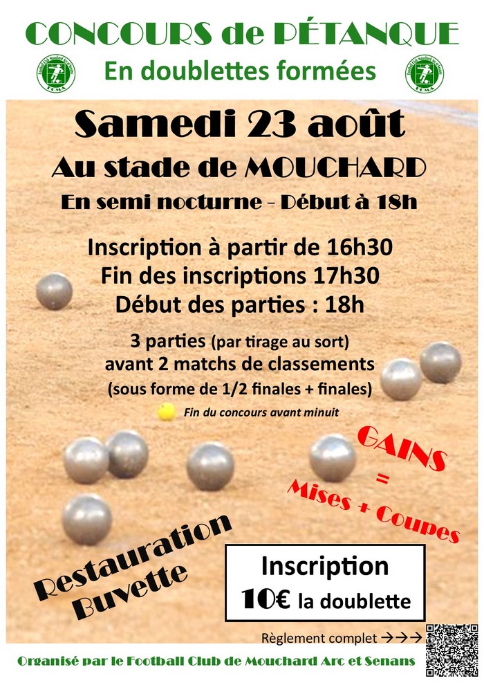 Concours de pétanque